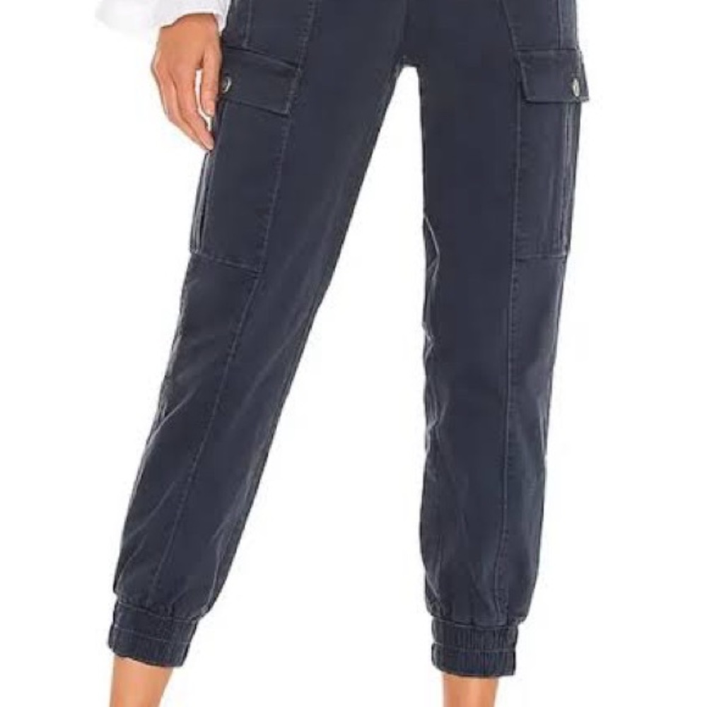 Cinq a Sept Kelly High Rise Jogger Pants in navy